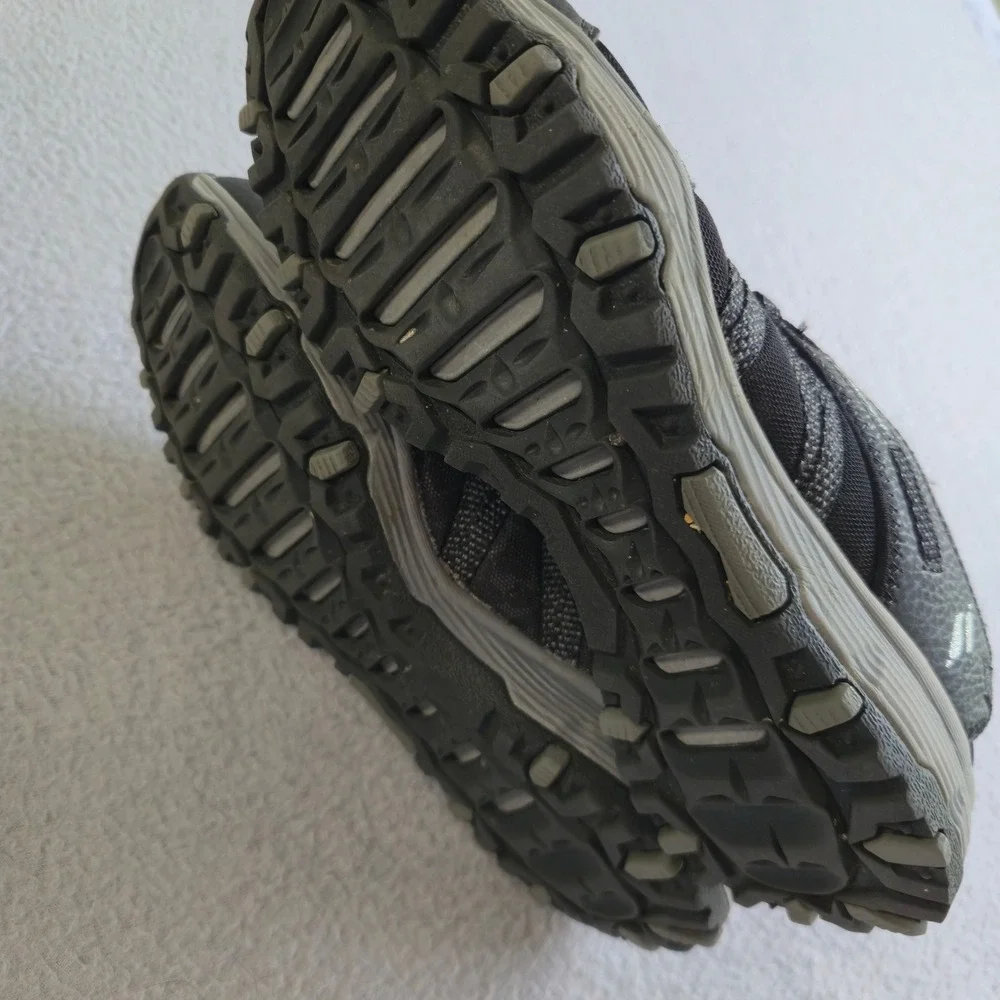 Skechers Trail Sneakers‎ Womens 7 Black Slip On Bungee Memory Foam 158049SA